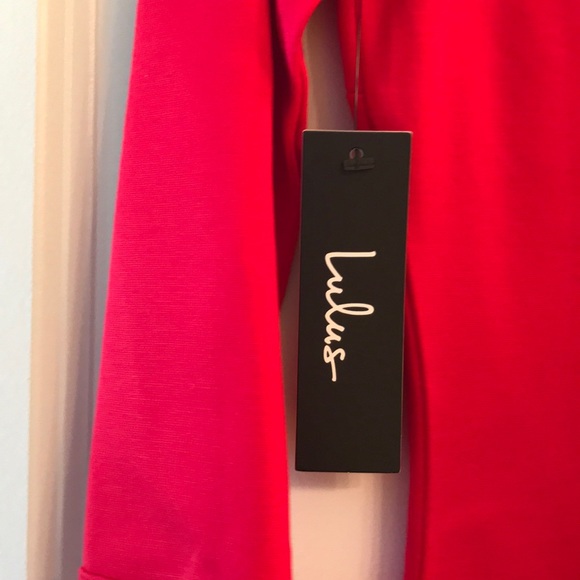 NWT Lulu’s red dress - Picture 3 of 4